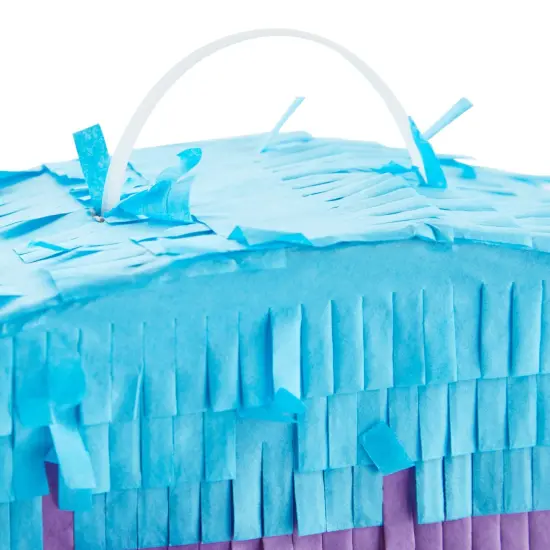 BLUE PANDA Rainbow Number 9 Pinata for Kids Ages 3-14 Birthday Party Supplies, Fiesta, Anniversary Celebration, Small (16.5 x 11.4 x 3 In) Multicolor {7}