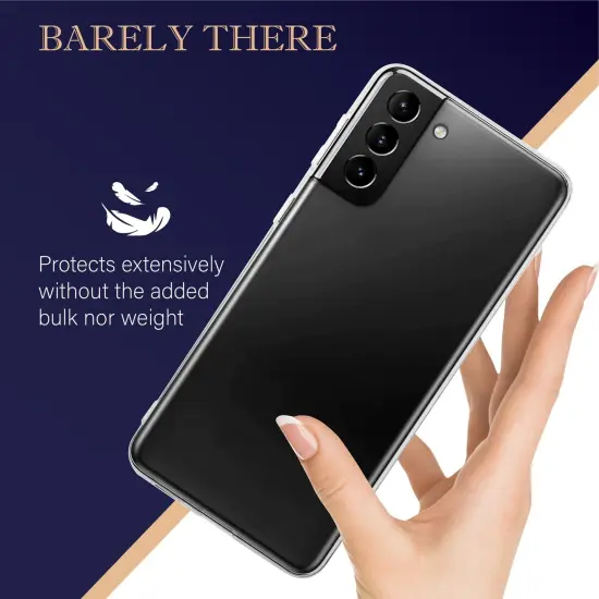 Insten Clear Case For Samsung Galaxy S21 Plus 5G 6.7 inch Soft TPU Phone Case, Shock Absorbing Anti-Scratch Protective Cover {7}