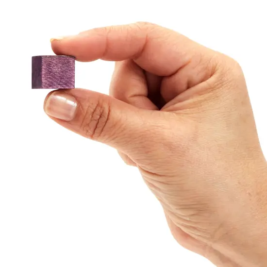 100-Piece Wooden Blocks for Crafts, Colorful Small Cubes (6 Colors, 0.6 In) Multicolor {5}