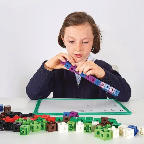 EDX Education&reg; Linking Cubes - Math Manipulatives & Building (Set of 500) {4}