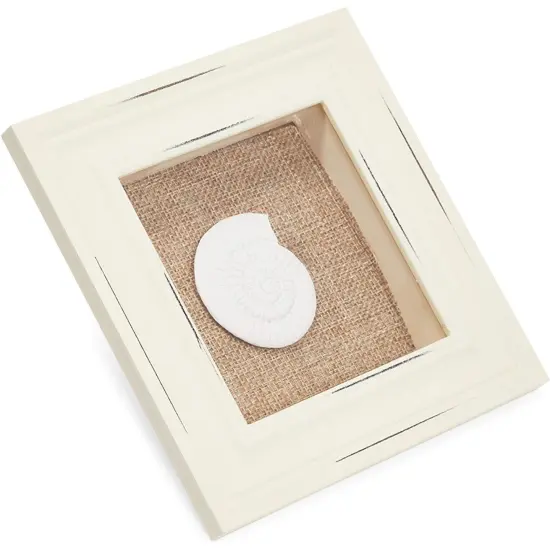 Beach Wall D&eacute;cor, Shell, Sand Dollar, and Nautical Wheel (6.3 x 6.3 In, 3 Pack) Brown {4}