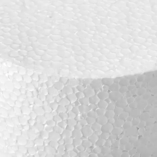 9 Pack Foam Circles for Crafts, Polystyrene Cylinders for Floral Arrangements, DIY Projects (4 x 2 In) White {6}