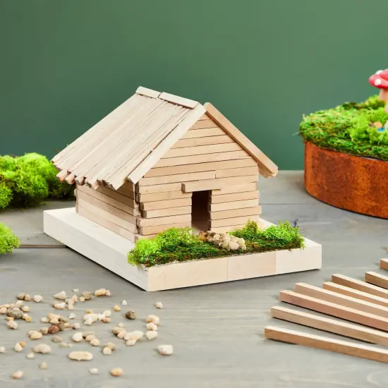 25 Pack Square Wooden Dowels for Crafting, Unfinished Hardwood Sticks for DIY Supplies (1/4 x 12 Inch) Brown {2}