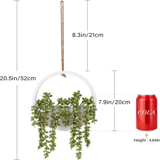 Artificial Hanging String of Pearls &ndash; Lifelike Greenery for Indoor & Outdoor D&eacute;cor {2}