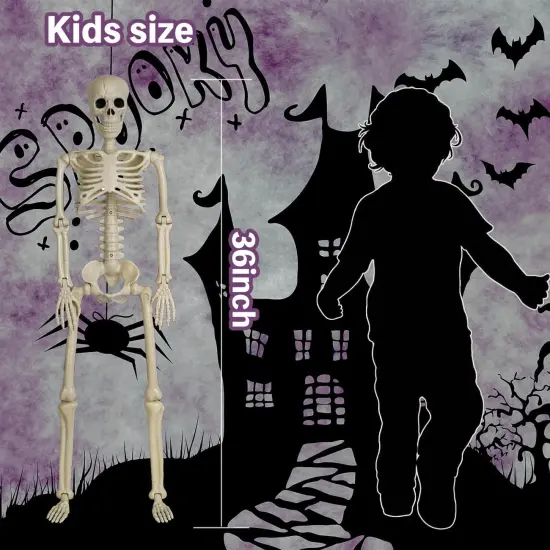 36" Skeleton Halloween Decorations {2}
