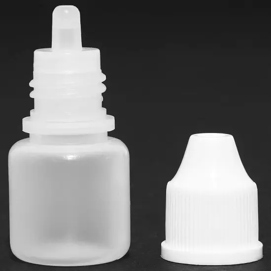Liquid Dropper Bottles with Cap (5ml, White, 50 Pack) {4}
