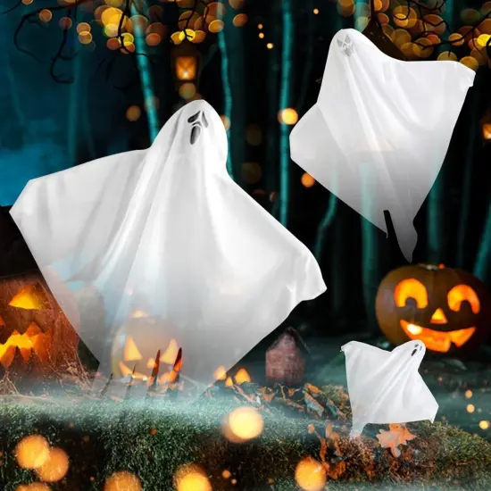 6 Pack Halloween Hanging Ghost Decorations {5}