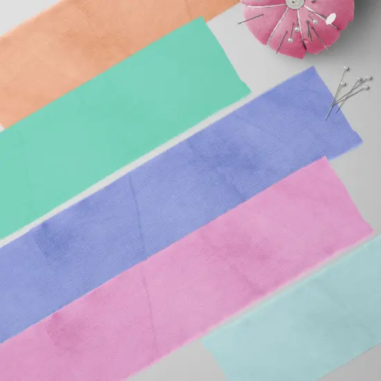 Fabric Editions Create It Assortment 2.5"X42" 20Pkg-5 Each Of 4 Designs -Pastel Solids {3}