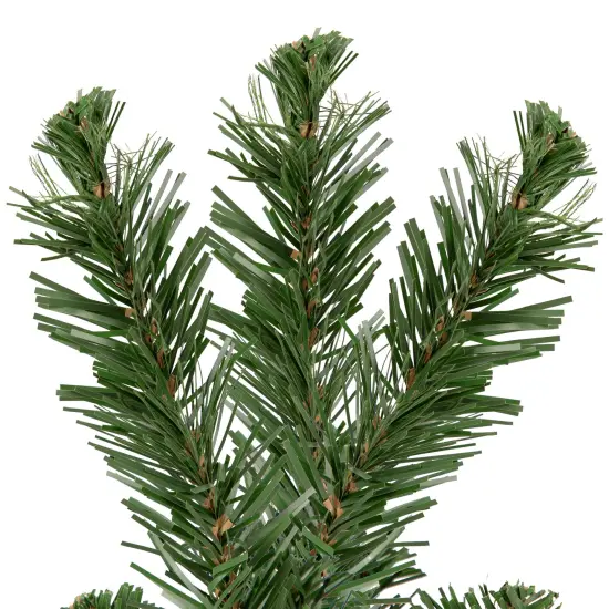 Northlight Blackwater Fir Medium Artificial Christmas Tree - 3' - Unlit Green {7}