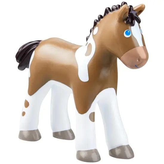 HABA Little Friends Foal Abby - 3.75" Farm Animal Toy Horse Figure Multicolor {1}