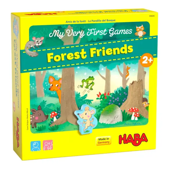 HABA My Very First Games: Forest Friends &ndash; 3D Matching & Memory Kids Games for Toddlers, Ages 2+, Toddler Learning Toys, Made in Germany Multicolor {1}