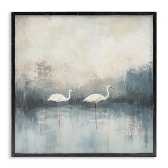 Stupell Industries Still Waters Soft Wings Framed Giclee, design by Mona Grace {7}