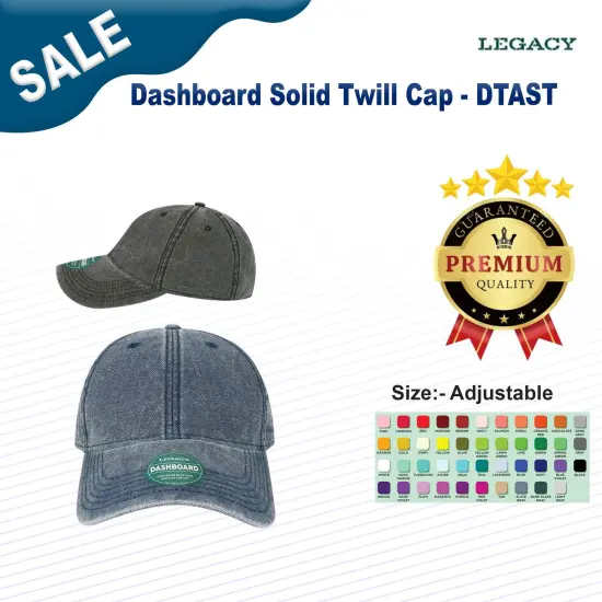 LEGACY&reg; Dashboard Solid Twill Cap Navy {2}