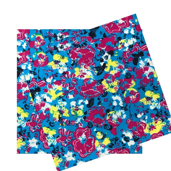 Floral Impressions Printed Spandex Fabric {4}