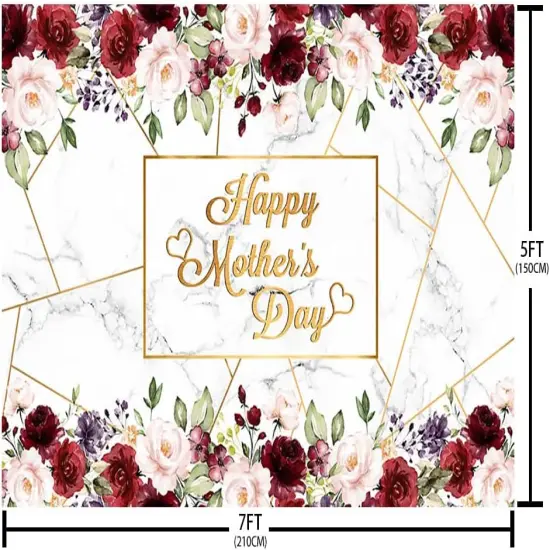 7x5ft Happy Mother's Day Backdrop {5}