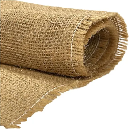 Natural Burlap Fabric Roll | Wide Jute Cloth for Arts & Crafts | FabricLA {2}