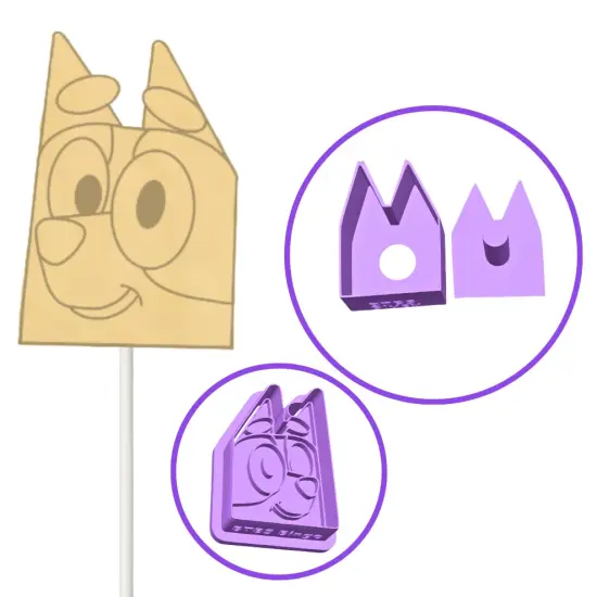 Blue Heeler CakePop Mold {3}