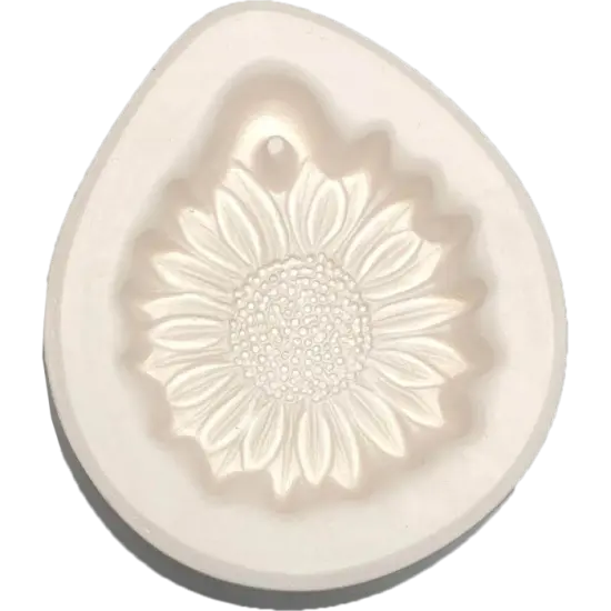 3.25" x 3" x 2" Holey Sunflower Casting Glass Fusing Kiln Mold {2}