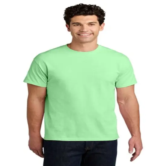 Gildan&reg; Heavy Cotton Short Sleeve T Shirt, Classic Crewneck Tee for Everyday Comfort and Style Mint green {1}