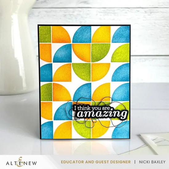 Modern Circles Builder Stencil Set (3 in 1) {6}