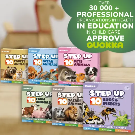 40 Piece Step Up Puzzles for Toddlers | Bugs {6}