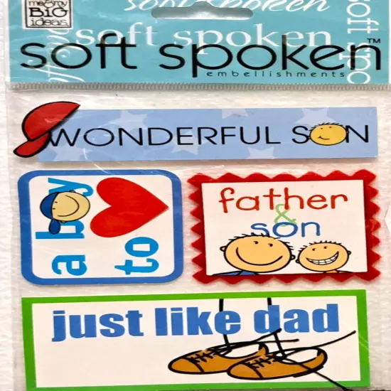 Me & My Big Ideas Wonderful Son Dimensional Stickers {1}