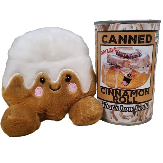 CANNED CINNAMON ROLL STUFFED ANIMAL {1}