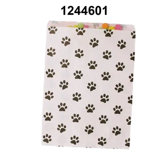 Paw Print Paper Gift Bags 6 3/8" x 8 1/2" {2}