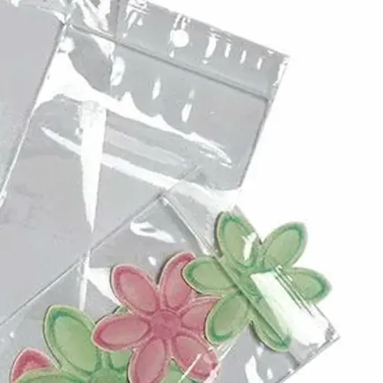 Spacious Reclosable Cello Bag with Hang Hole 9" x 12" {1}