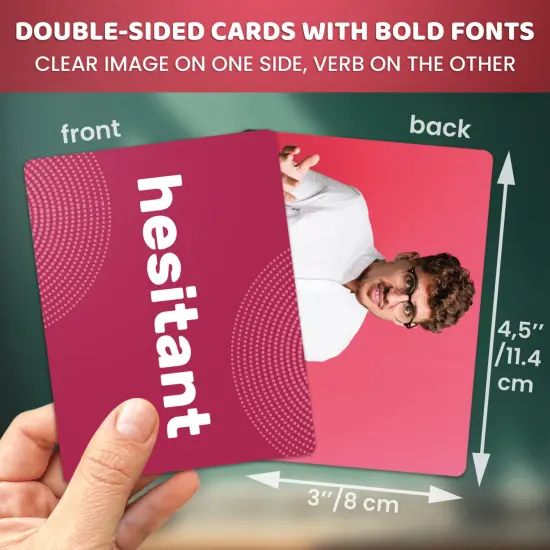 104 Emotions Flash Cards Set for Kids Speech Therapy {3}