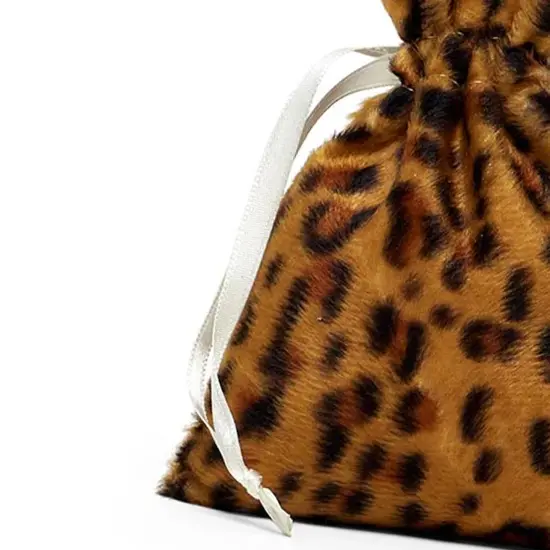 Soft Animal Faux Fur Bags 4" x 6" {6}