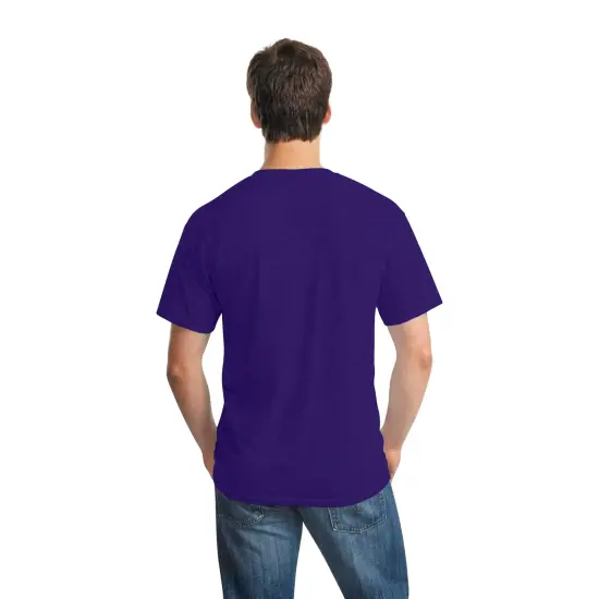 Hanes Essential-T T-Shirt for Men's Cotton Tees Purple {3}
