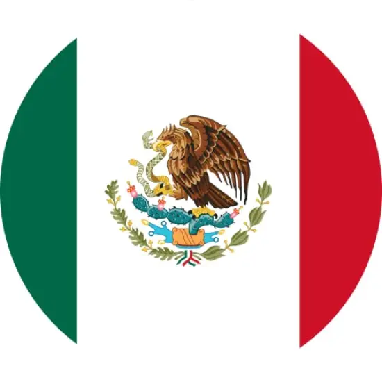 Viva Mexico Cake Topper Celebrating with Colors of the Flag Frosting sheet (8 Inch Round) {1}
