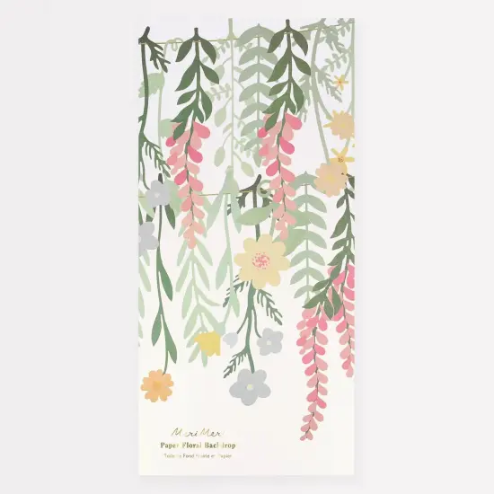 FLORAL PAPER BACKDROP {4}