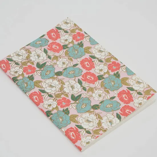Floral Cover Notebook - Pack of 6 {4}