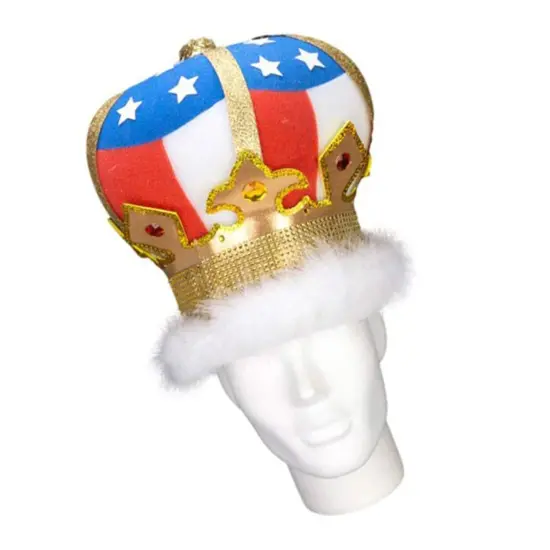 USA King Crown Regal & Patriotic Party Accessory {5}
