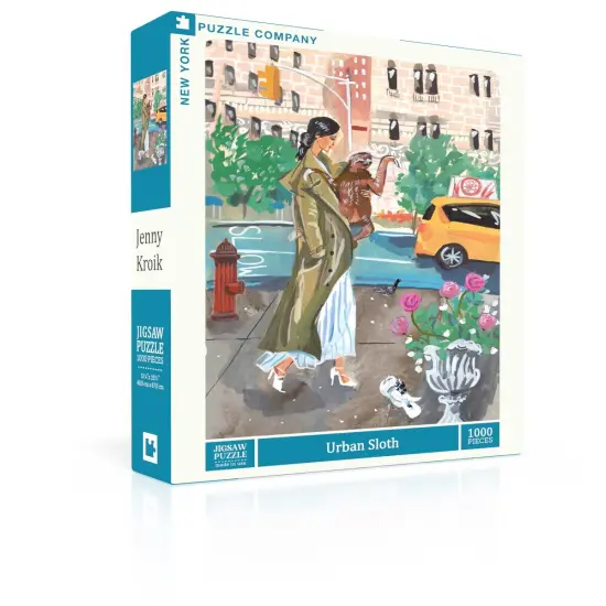 New York Puzzle Company Urban Sloth 500 Piece Piece Jigsaw Puzzle {2}