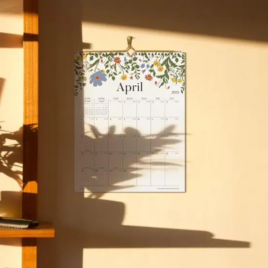 2025 Wall Calendar, Calendar 2025, 18 Monthly Floral Design Wall Calendar with Thick Paper, January 2025 - June 2026, 12" x 15", Twin-Wire Binding, Perfect for Planning {3}