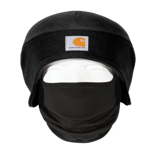 Carhartt&reg; Fleece 2 In 1 Headwear Black {1}