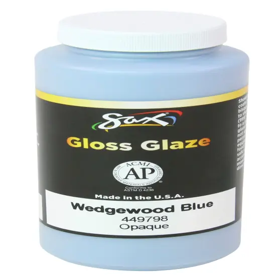 Sax Gloss Glaze, Sky Blue Wedgewood, 1 Pint {4}