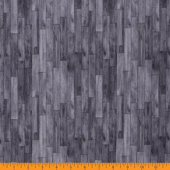 Mook Fabrics Wood Plank Cotton Fabric [45 in. Wide] - By The Yard Weathered Grey {3}