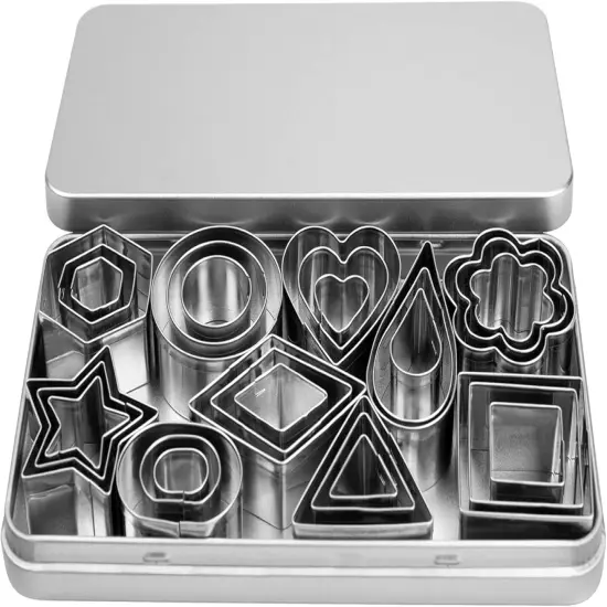 Mini Cookie Cutters Set 30 Pieces Stainless Steel {5}