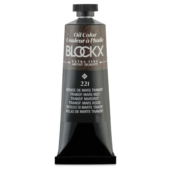 Blockx Artist Oil Color - Transparent Mars Red, 35 ml tube {1}