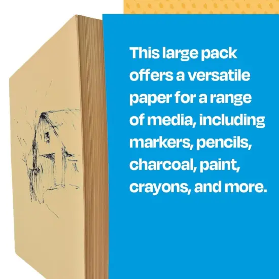 Sax Manila Drawing Paper, 50 lb, 24 x 36 Inches, Pack of 500 {7}