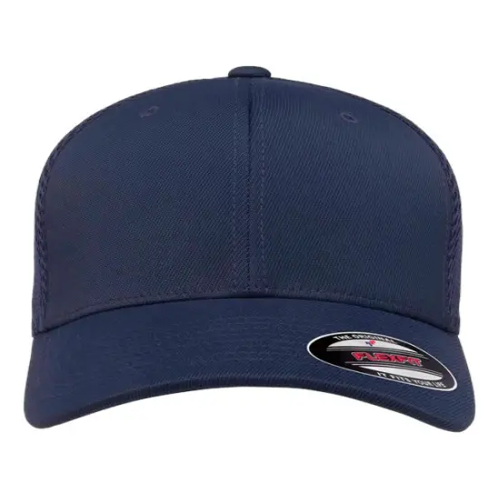 Flexfit&reg; Ultrafiber Mesh Cap Navy {1}