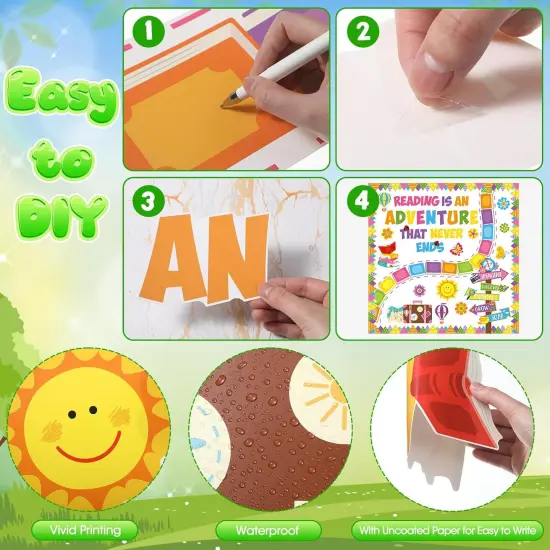 55 Pcs Reading Bulletin Board Set {2}