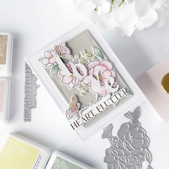 Pinkfresh Studio Press Plate-Butterflies in Bloom {4}