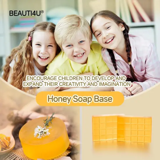Honey Soap Mold Base - Soap Making Supplies with Soap Making- Melt and Pour Soap Base- Soap Making Supplies Kit (PRE-Cut Block) {3}