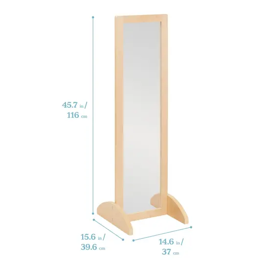 Double-Sided Bi-Directional Mirror, Kids Furniture Natural {2}