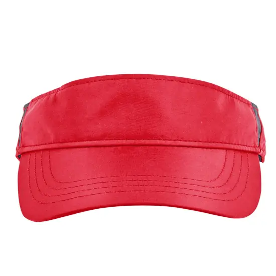 CORE365&reg; Adult Drive Performance Visor CLASSC RED/ CRBN {1}